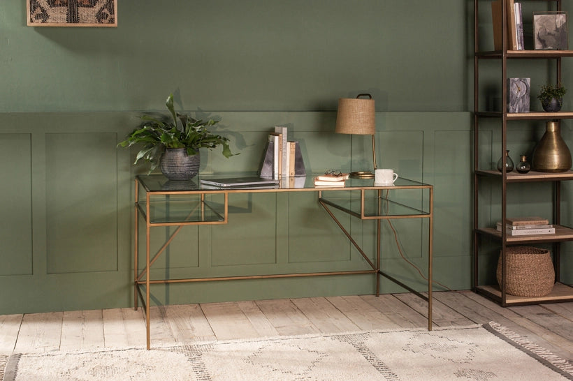 Nioi Iron & Glass Desk