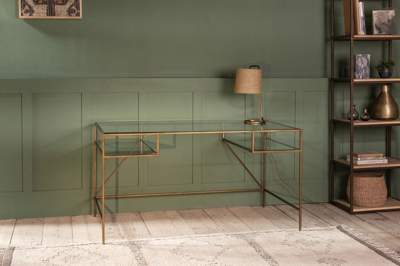 Nioi Iron & Glass Desk