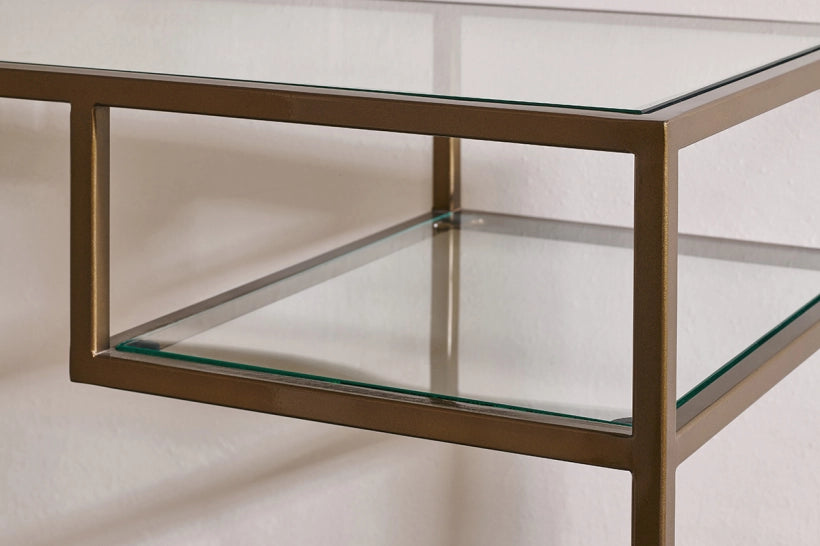 Nioi Iron & Glass Console Table