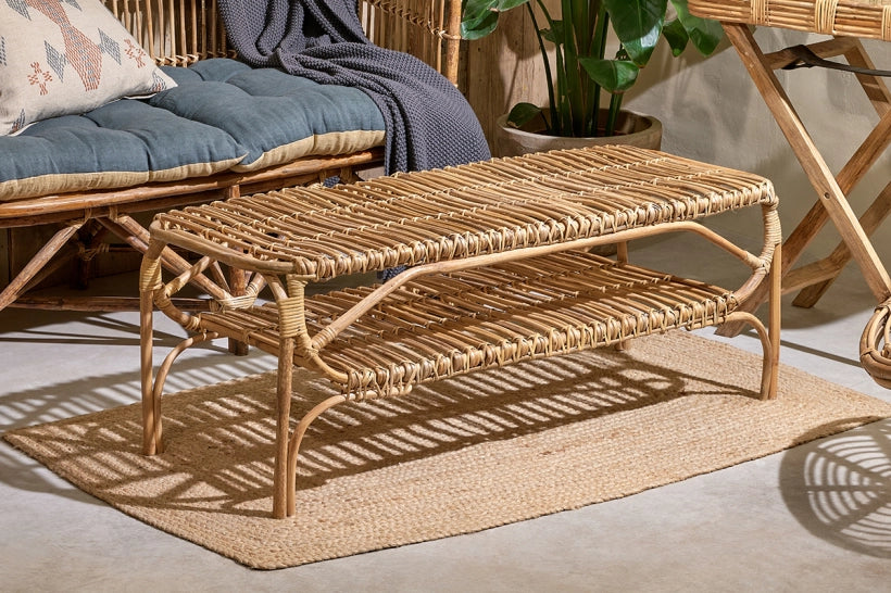 Inugaya Rattan Coffee Table