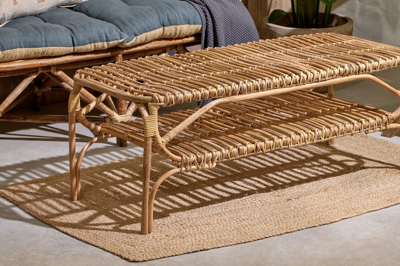 Inugaya Rattan Coffee Table