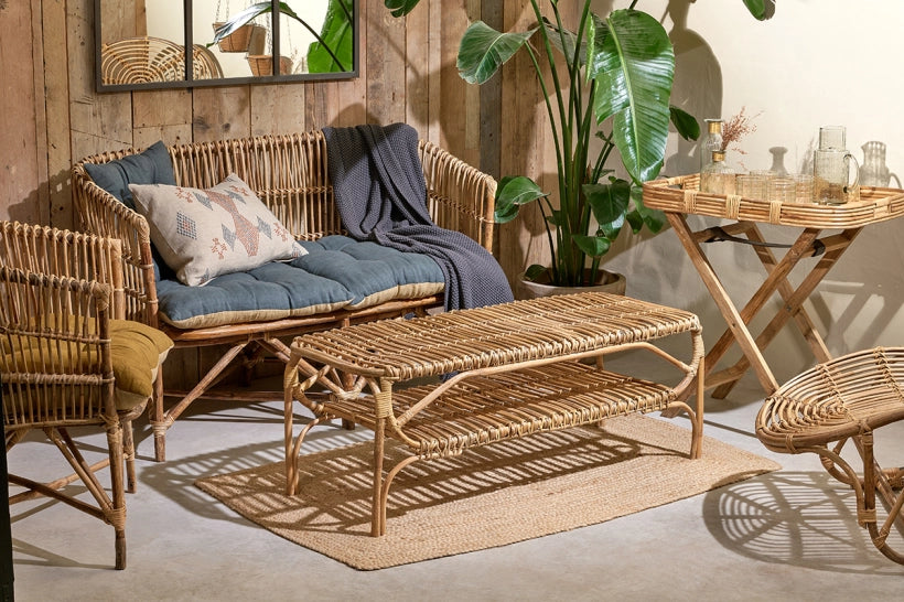 Inugaya Rattan Coffee Table