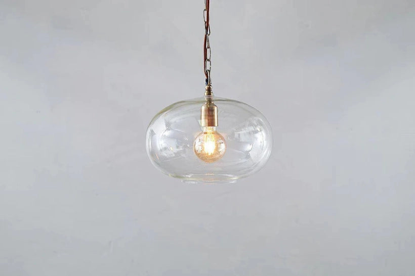 Opti Recycled Glass Pendant - Small Round