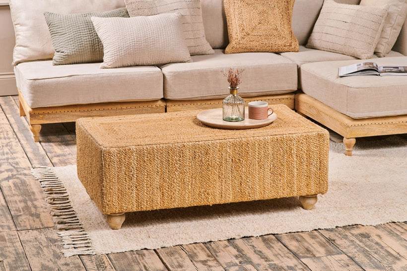 Hachu Braided Hemp Coffee Table