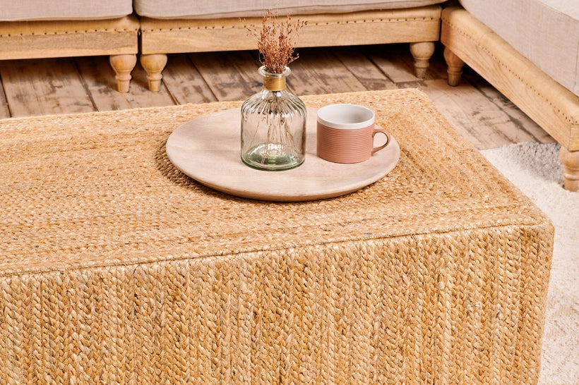 Hachu Braided Hemp Coffee Table