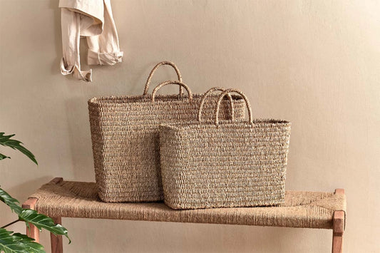 Cupa Seagrass Basket Bag Large