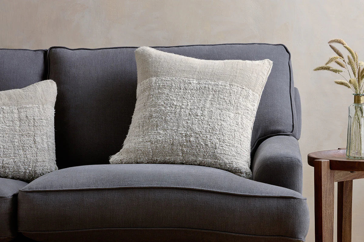 Papa Recycled Linen Cushion Cover Square