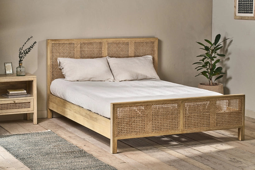 Sahara Cane & Mango Wood Bed King