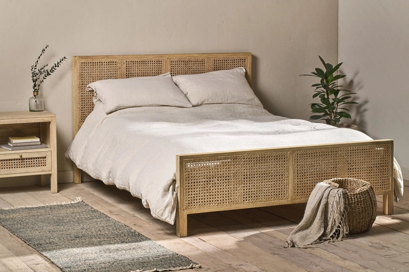 Sahara Cane & Mango Wood Bed King