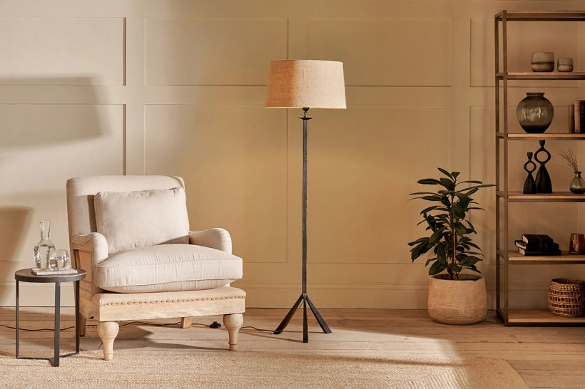 Hilda Metal Tripod Floor Lamp