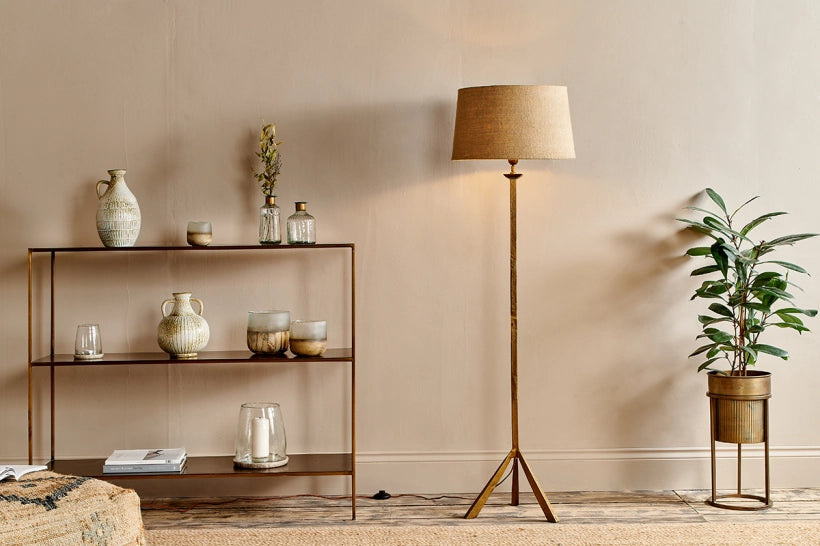 Hilda Metal Tripod Floor Lamp