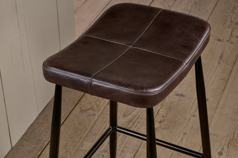 Jesse Leather Counter Stool