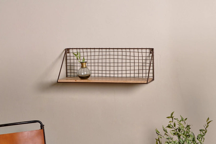 Jai Su Mango Wood Shelf - Small