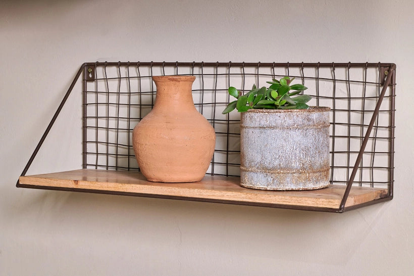 Jai Su Mango Wood Shelf - Small