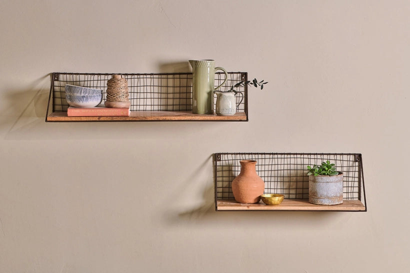 Jai Su Mango Wood Shelf - Small