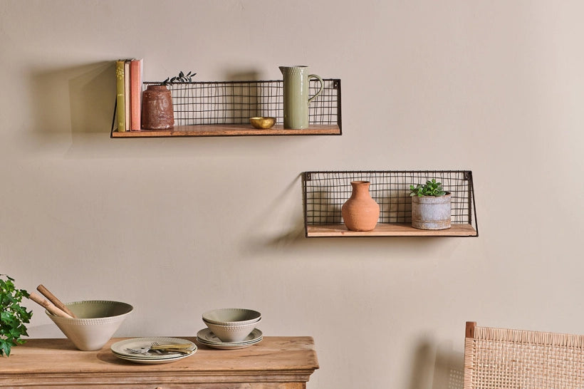 Jai Su Mango Wood Shelf - Small