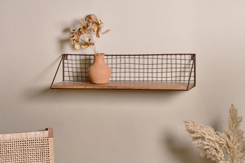 Jai Su Mango Wood Shelf - Large