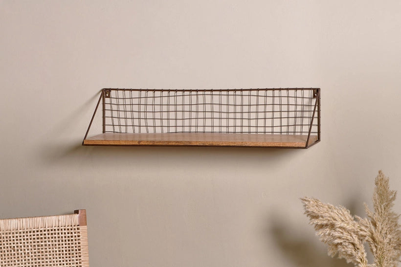 Jai Su Mango Wood Shelf - Large