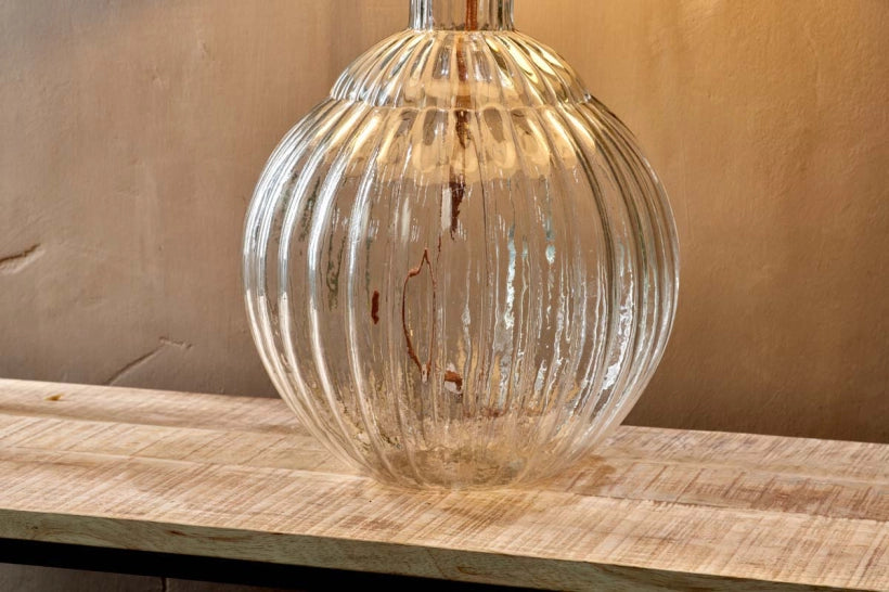 Vichi Wide Recycled Glass Lamp