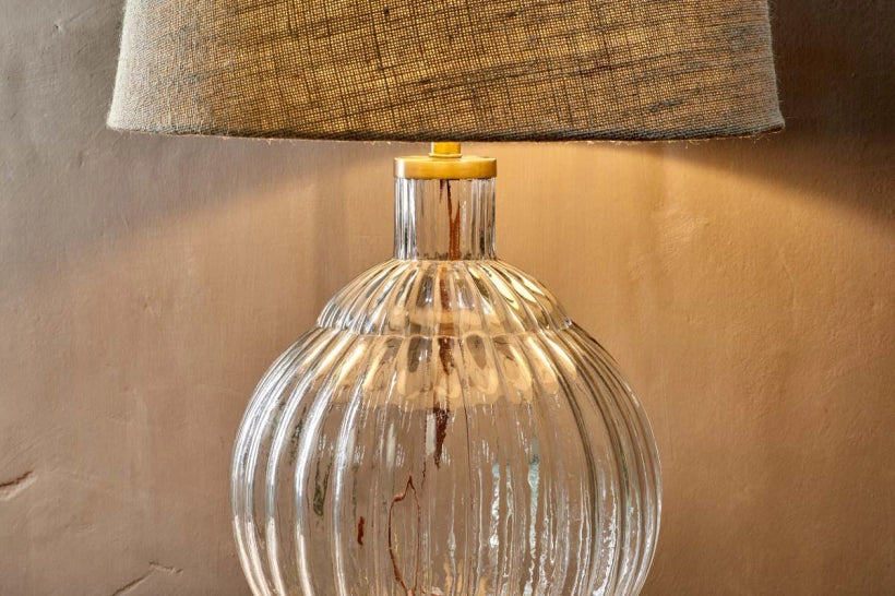 Vichi Wide Recycled Glass Lamp